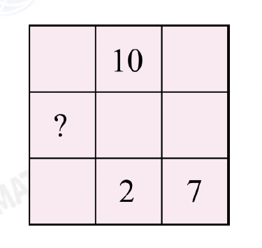 九宫格数学填空题图15图片